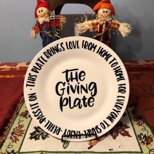 The giving plate
